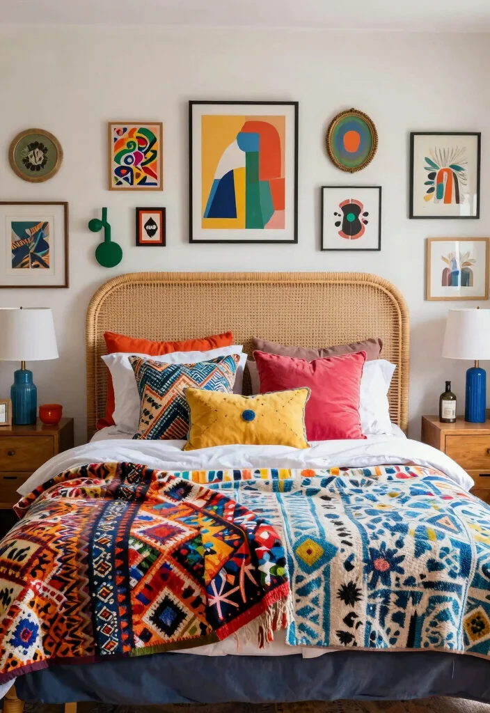 14 Rattan Headboard Bedroom Ideas That Bring Natural Warmth 48 14 Rattan Headboard Bedroom Ideas That Bring Natural Warmth 8. Eclectic Mix and Match 0