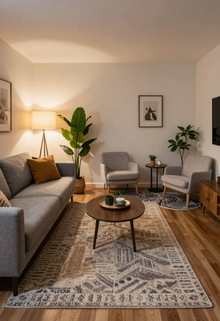 14 Split Level Living Room Ideas With Seamless Flow 2. Create Distinct Zones 0