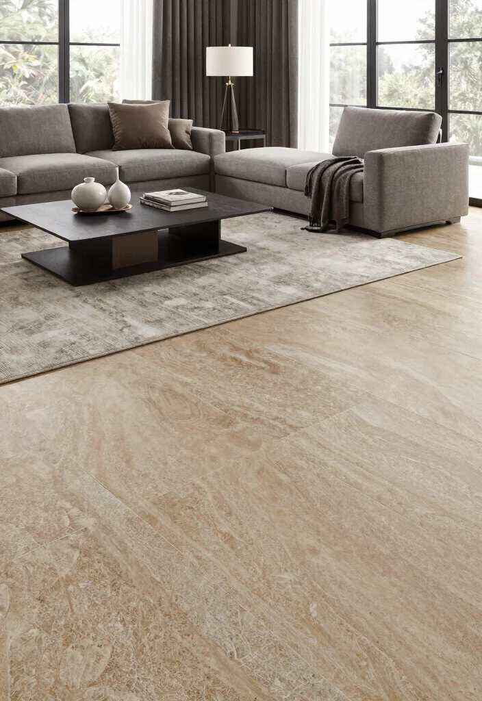 14 Tiles Ideas Living Room That Add Texture Without Overwhelm 28 14 Tiles Ideas Living Room That Add Texture Without Overwhelm 8. Textured Porcelain Tiles Durable and Stylish 0