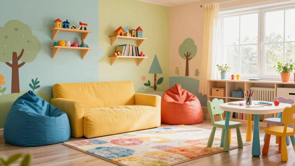 14 Tiny Playroom Ideas That Use Every Inch Well