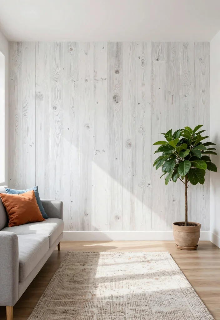 14 Wood Wall Design Ideas Living Room That Add Warm Texture 61 14 Wood Wall Design Ideas Living Room That Add Warm Texture 11. Whitewashed Wood for a Bright Look 0