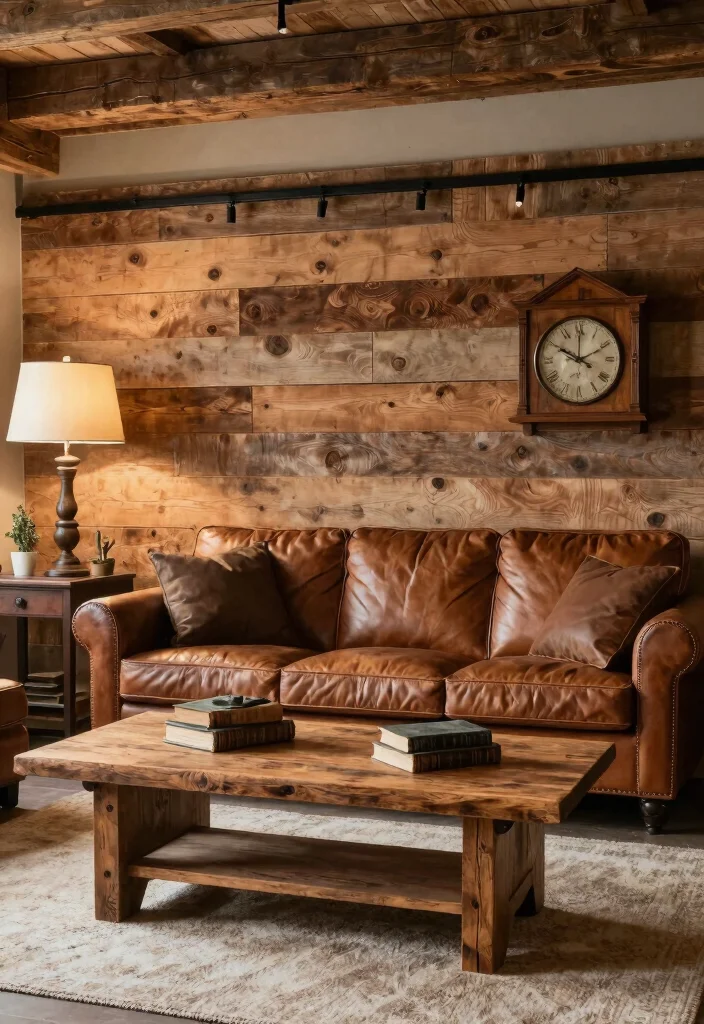 14 Wood Wall Design Ideas Living Room That Add Warm Texture 2 14 Wood Wall Design Ideas Living Room That Add Warm Texture 2. Rustic Barn Wood Accents 0