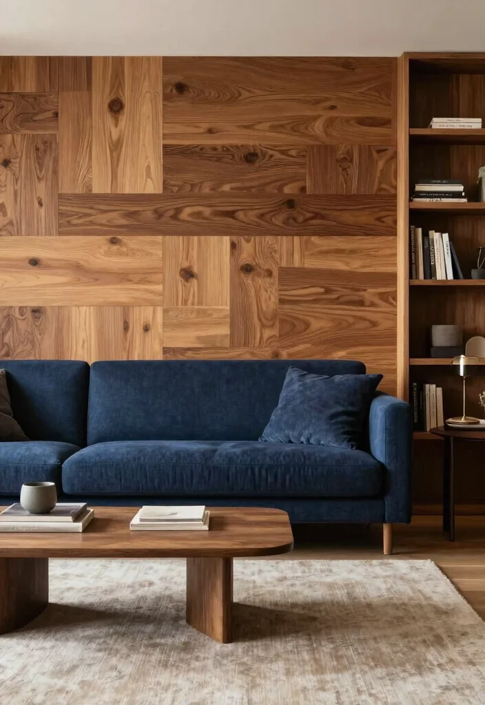 14 Wood Wall Design Ideas Living Room That Add Warm Texture 37 14 Wood Wall Design Ideas Living Room That Add Warm Texture 7. Layered Wood Textures 0