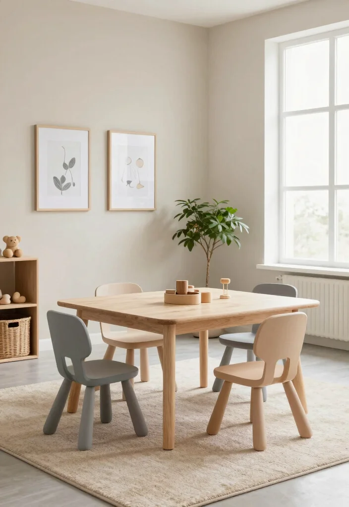 15 Bloxburg Playroom Ideas with Clean Modern Layouts 1. Soft Neutral Palettes 0