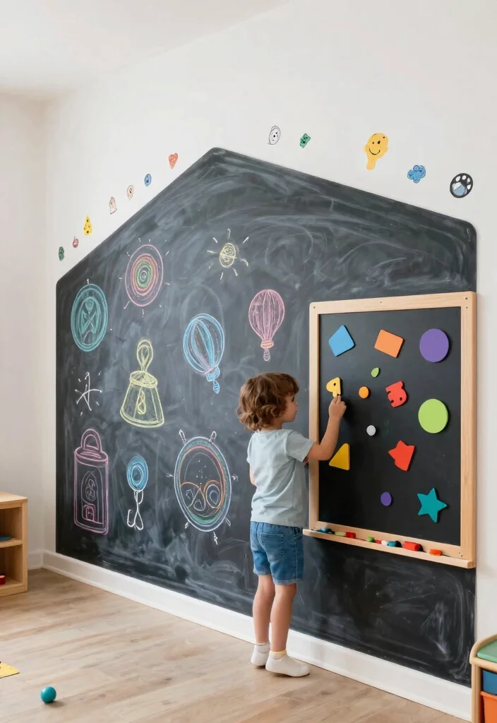 15 Bloxburg Playroom Ideas with Clean Modern Layouts 10. Interactive Wall Spaces 0