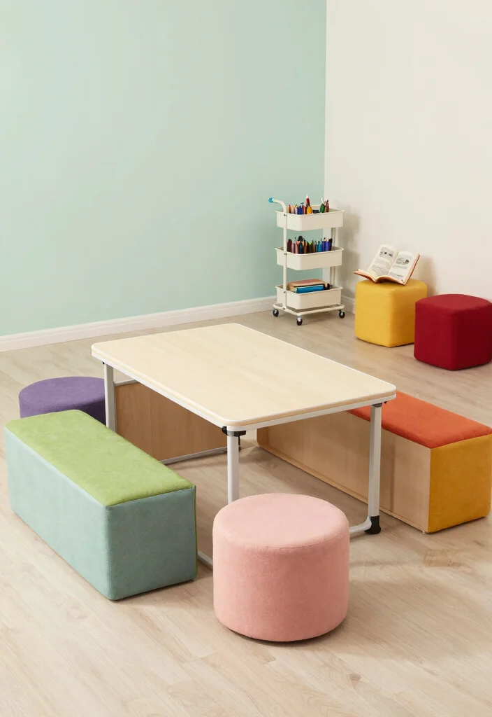 15 Bloxburg Playroom Ideas with Clean Modern Layouts 3. Functional Multi Use Spaces 0