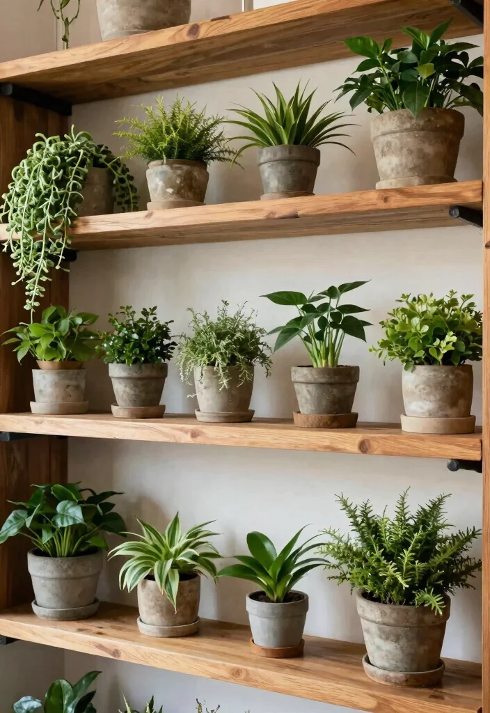 15 Coffee Bar Shelf Ideas That Look Styled Like Pinterest Boards 7. Greenery and Plants 0