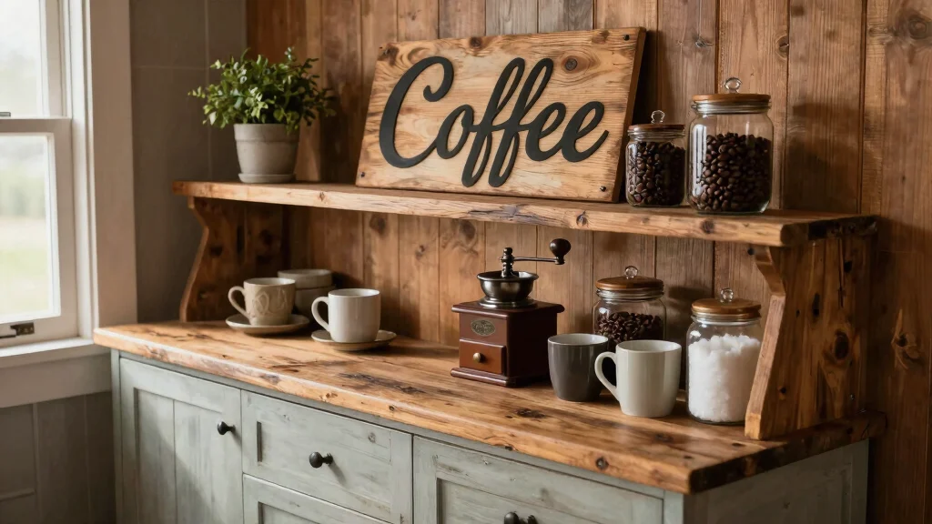 15 Coffee Bar Shelf Ideas That Look Styled Like Pinterest Boards