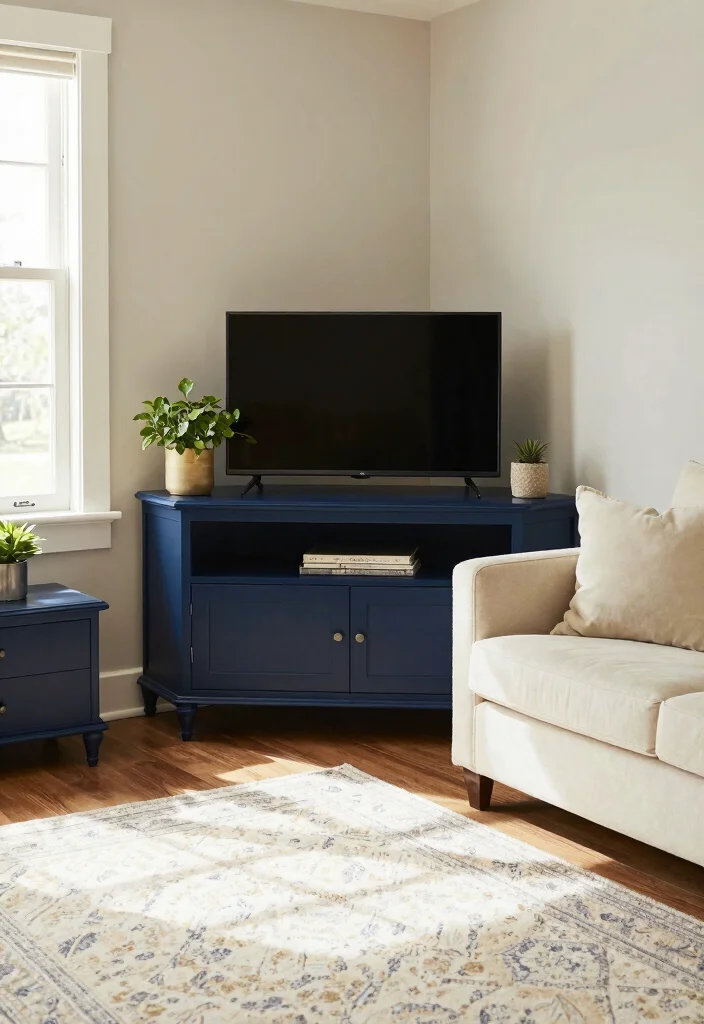 15 Entertainment Center Ideas Living Room That Anchor the Space 5. Stylish Corner Units 0