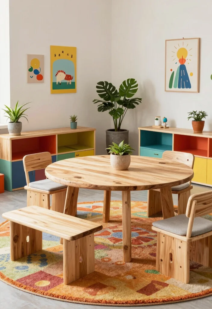 15 Kid Playroom Ideas That Inspire Creativity Naturally 23 15 Kid Playroom Ideas That Inspire Creativity Naturally 3. Eco Friendly Furniture Choices 0