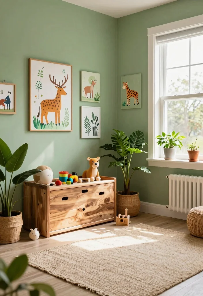 15 Kid Playroom Ideas That Inspire Creativity Naturally 25 15 Kid Playroom Ideas That Inspire Creativity Naturally 5. Nature Inspired Decor 0