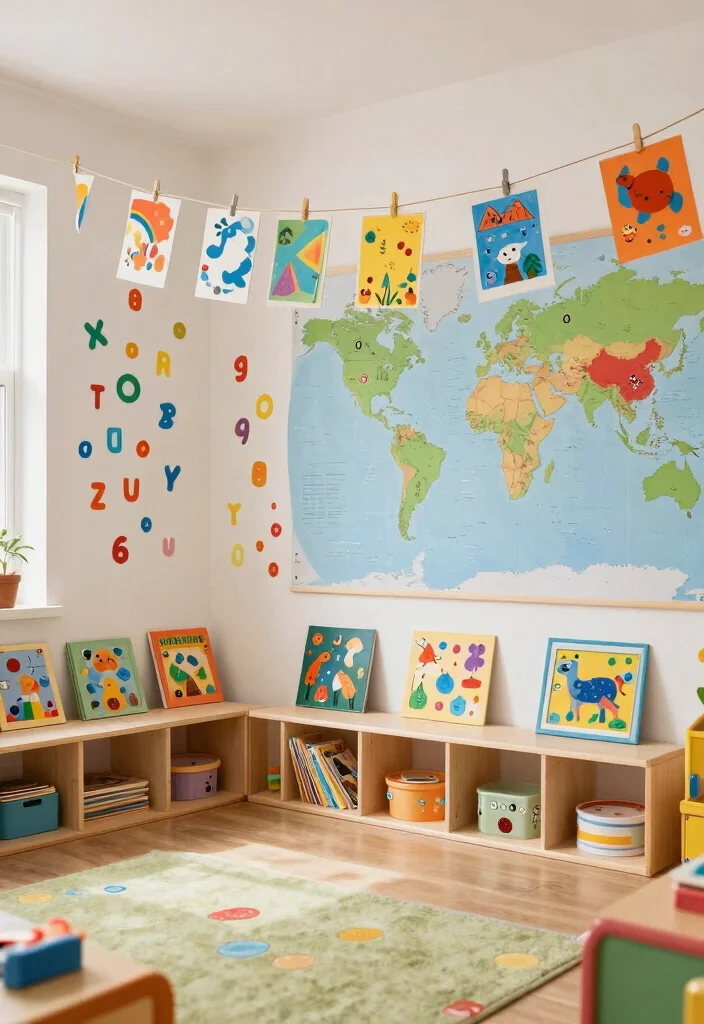 15 Kid Playroom Ideas That Inspire Creativity Naturally 26 15 Kid Playroom Ideas That Inspire Creativity Naturally 6. Educational Decor Ideas 0