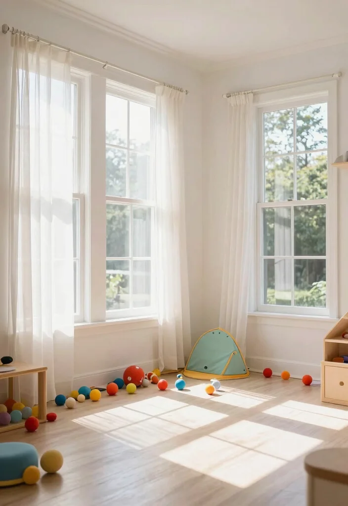 15 Kid Playroom Ideas That Inspire Creativity Naturally 39 15 Kid Playroom Ideas That Inspire Creativity Naturally 9. Natural Light Emphasis 0