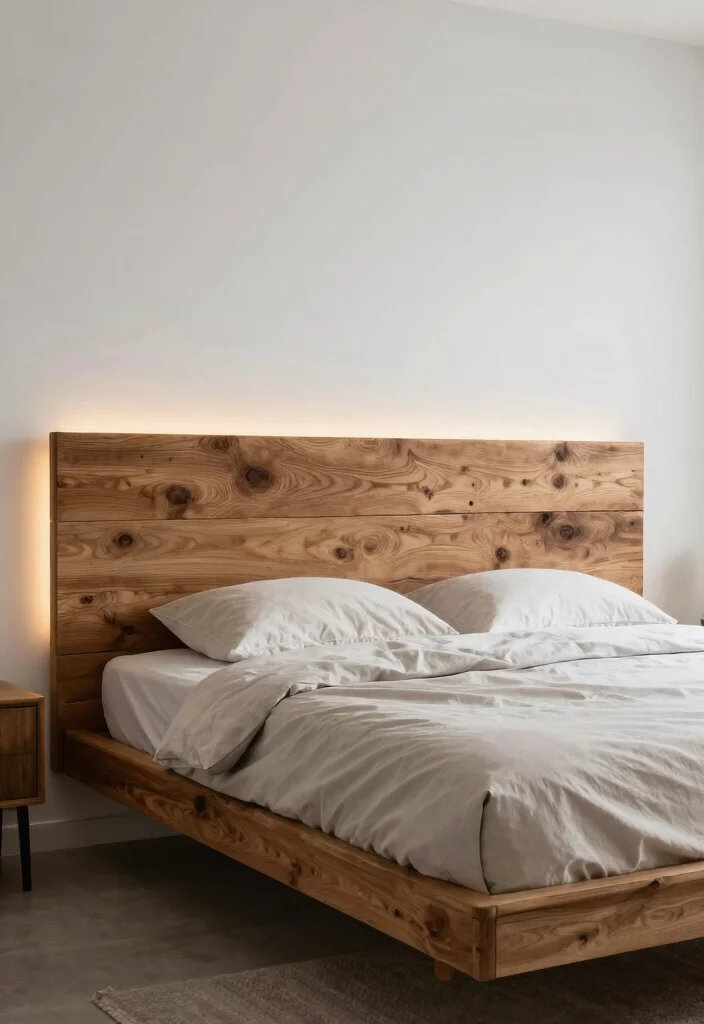 15 King Size Headboard Ideas That Anchor the Entire Room 12. Floating Headboard 0