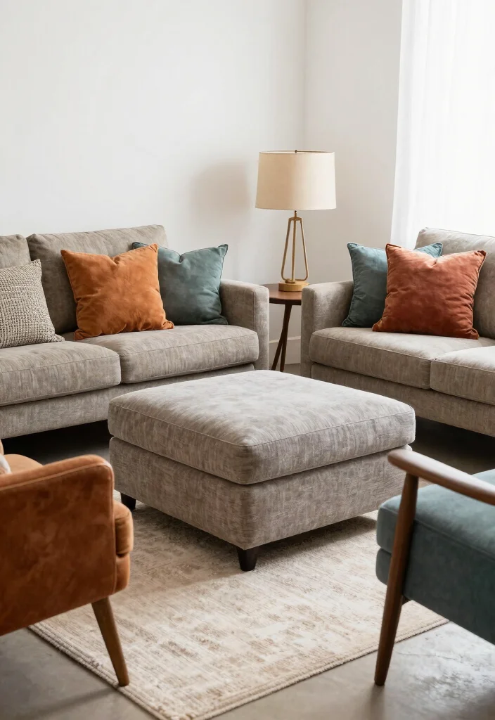 15 Modern Vintage Living Room Ideas That Feel Layered and Lived In 63 15 Modern Vintage Living Room Ideas That Feel Layered and Lived In 13. Functional Yet Stylish Seating 0