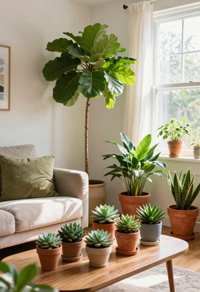 15 Modern Vintage Living Room Ideas That Feel Layered and Lived In 37 15 Modern Vintage Living Room Ideas That Feel Layered and Lived In 7. Indoor Plants for Freshness 0