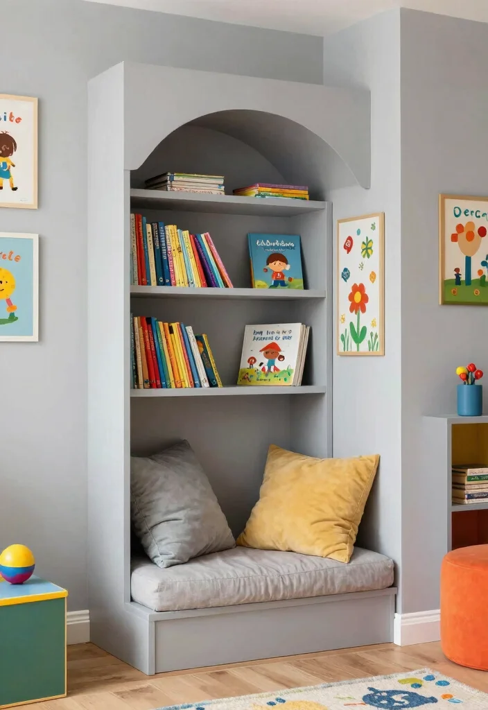 15 Playroom Paint Ideas That Shift the Whole Mood 12. Cozy Reading Nook Colors 0