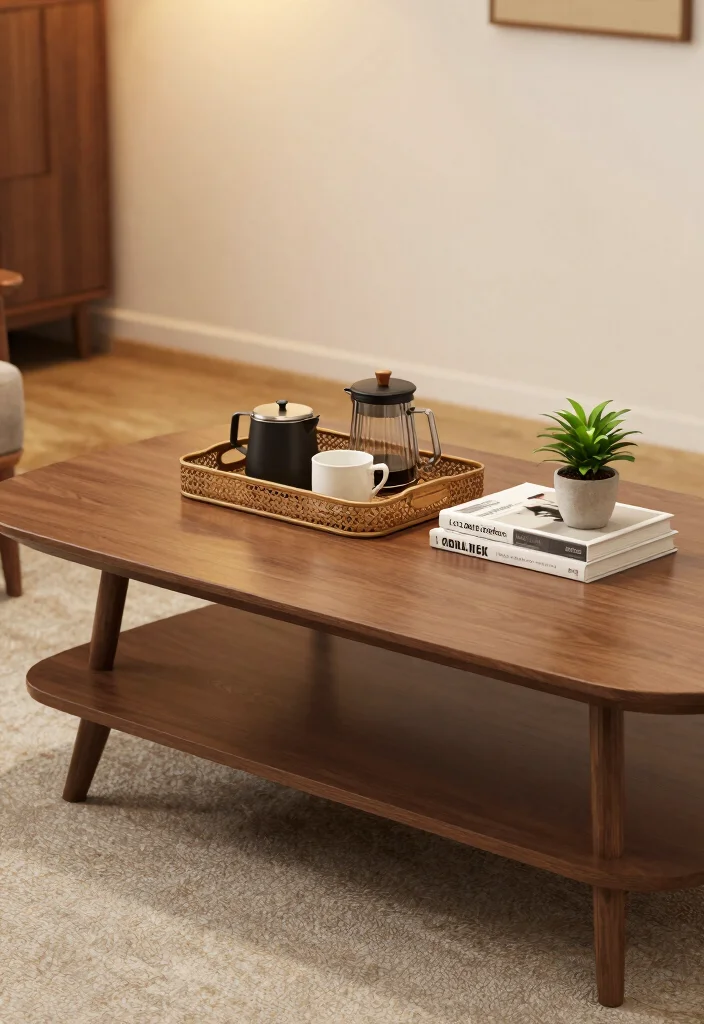 15 Small Coffee Bar Counter Space Ideas That Feel Thoughtful 10. Multi functional Coffee Table 0
