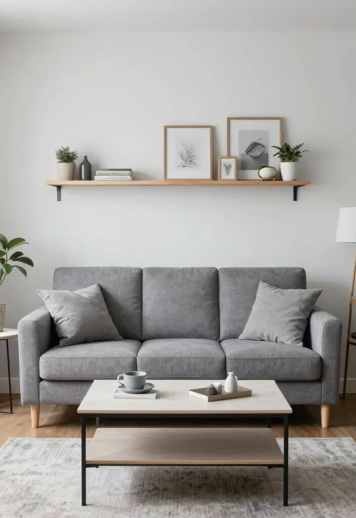 15 Small Grey Living Room Ideas That Feel Bright Not Flat 15. Keep It Clean and Organized 0