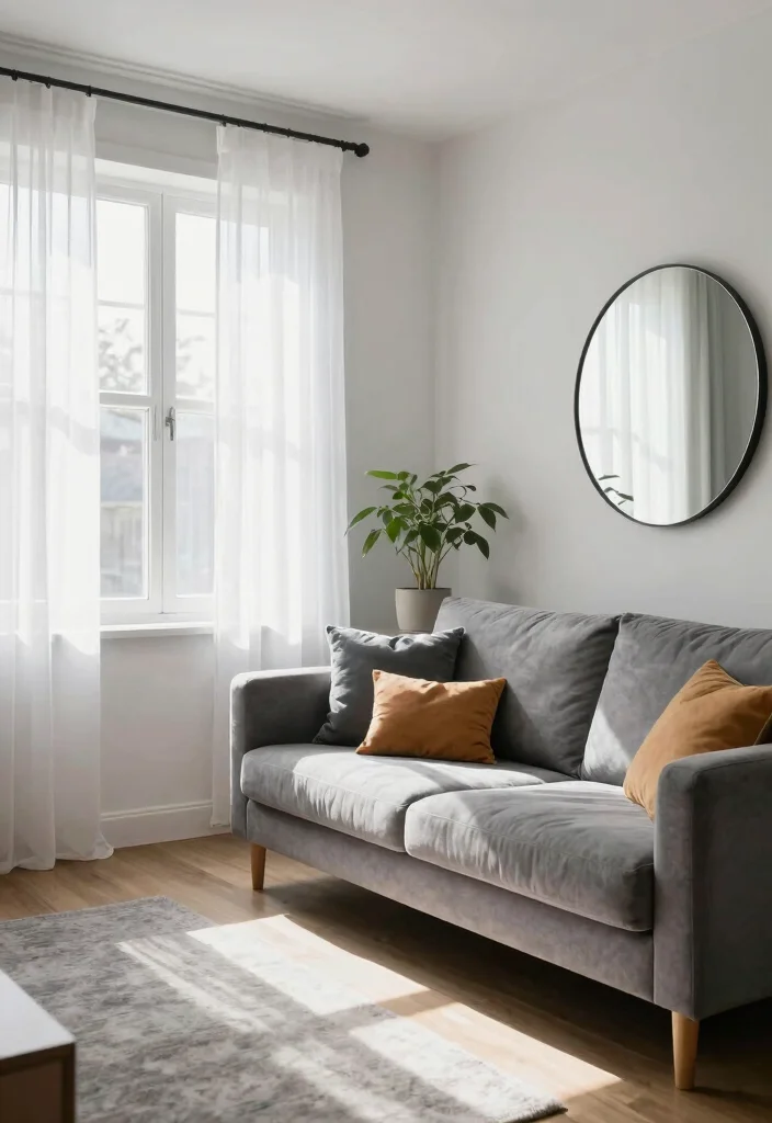15 Small Grey Living Room Ideas That Feel Bright Not Flat 3. Embrace Natural Light 0