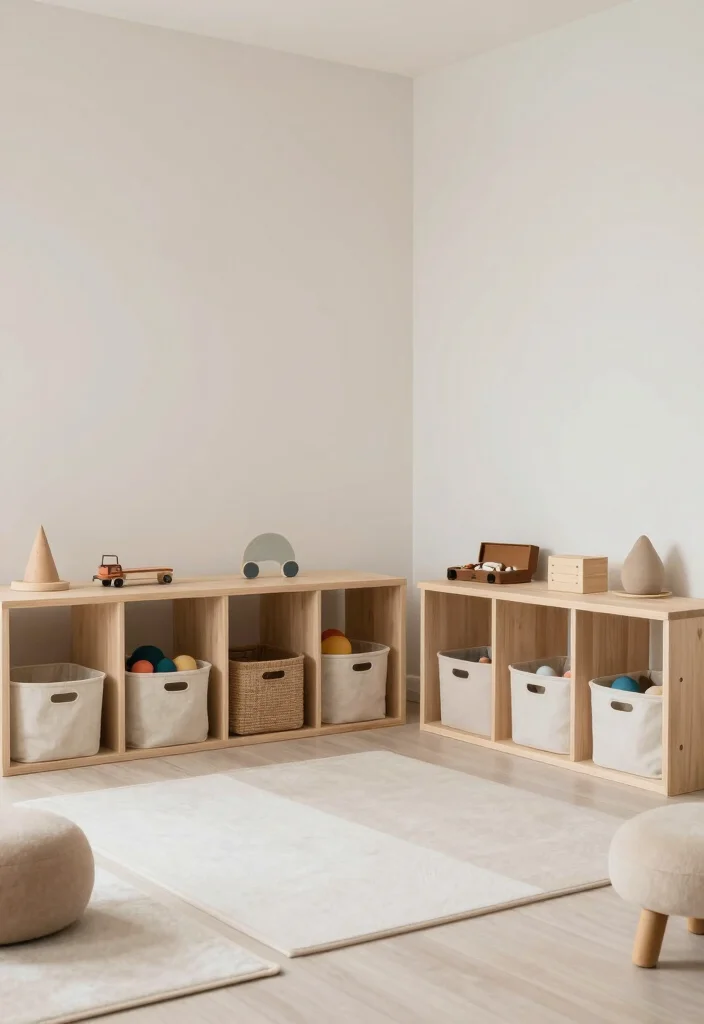 15 Toddler Playroom Ideas Small Spaces That Stay Safe 9. Minimalist Playroom Design 0