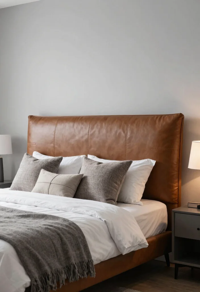 16 Bedroom Headboard Wall Ideas That Create Instant Depth 64 16 Bedroom Headboard Wall Ideas That Create Instant Depth 14. Faux Leather Headboard 0