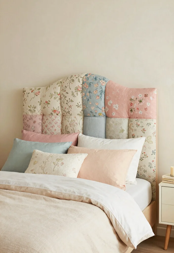 16 Bedroom Headboard Wall Ideas That Create Instant Depth 37 16 Bedroom Headboard Wall Ideas That Create Instant Depth 7. Layered Fabric Panel Headboard 0