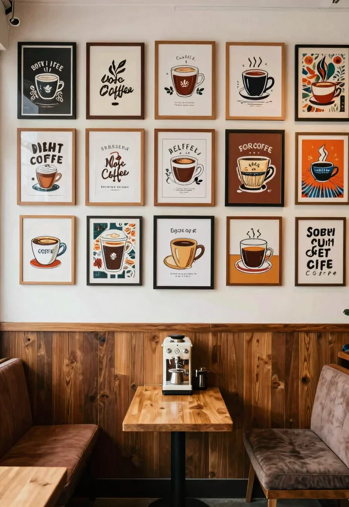 16 Coffee Bar Ideas That Make Mornings Feel Slow and Intentional 7. Coffee Related Art 0