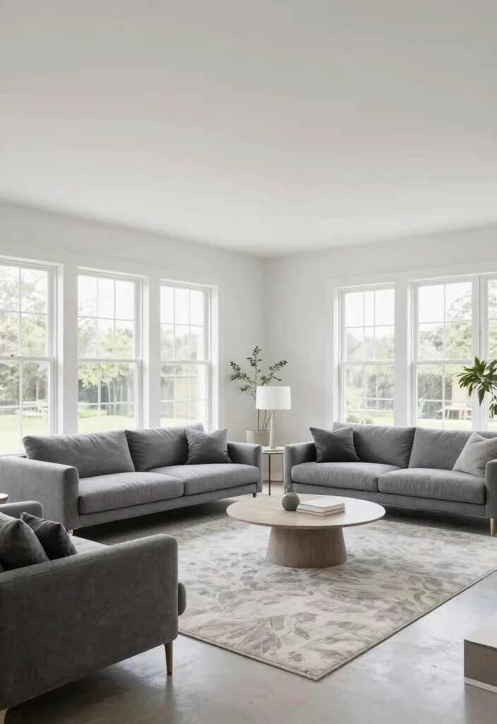 16 Grey and White Living Room Ideas Modern and Elevated 10. Open Spaces 0