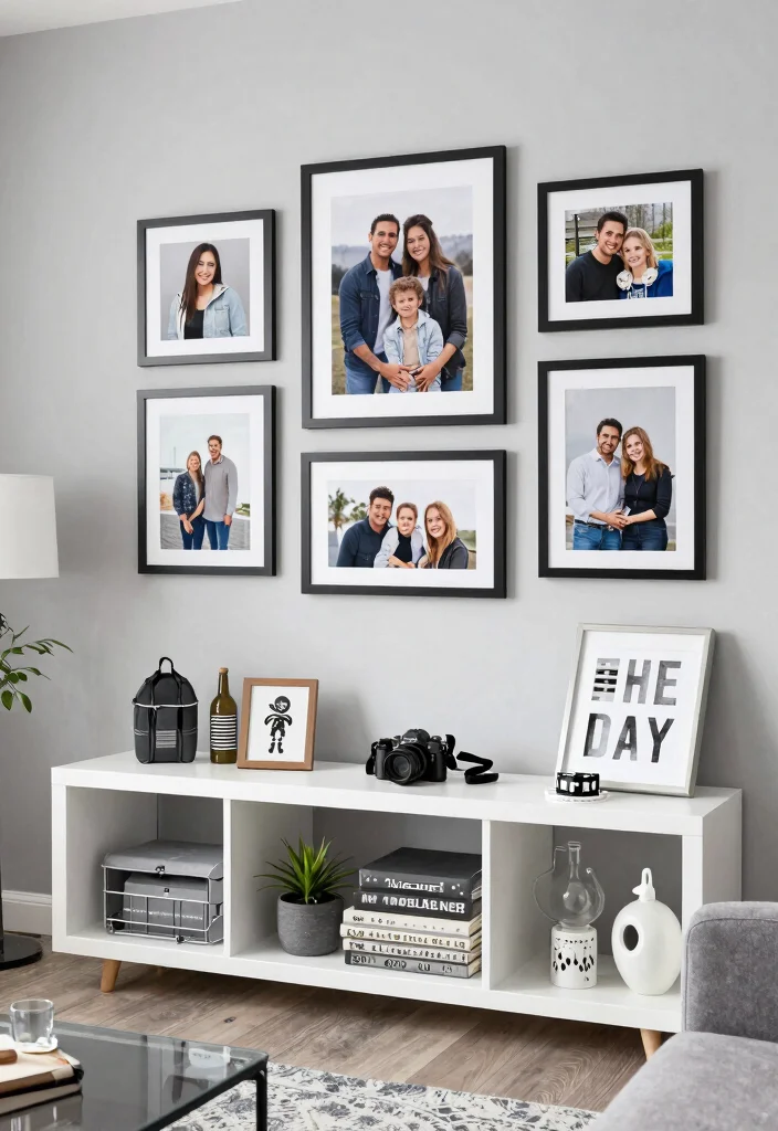 16 Grey and White Living Room Ideas Modern and Elevated 16. Personal Touches 0