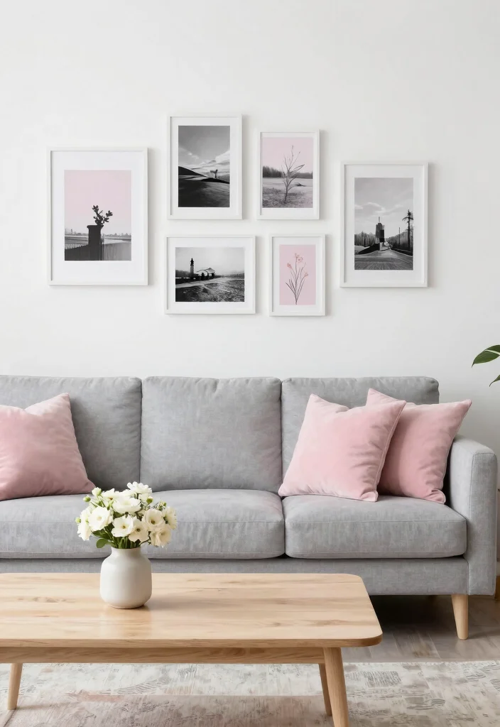 16 Grey and White Living Room Ideas Modern and Elevated 4. Subtle Color Accents 0