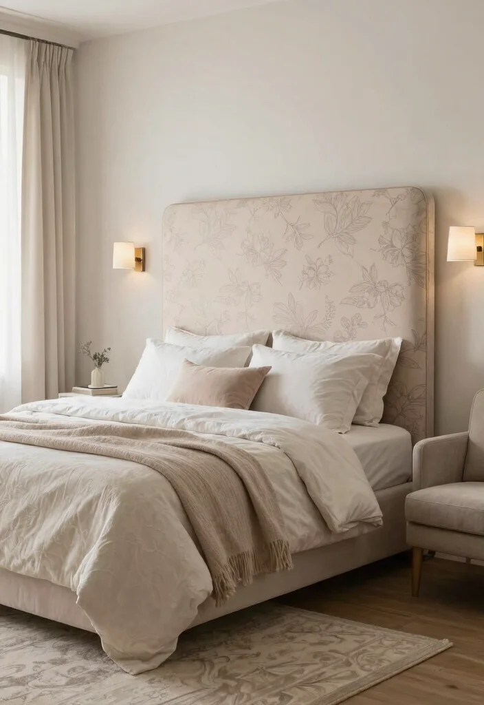 16 Headboard Ideas That Completely Change Bedroom Energy 2. Fabric Upholstered Headboard 0