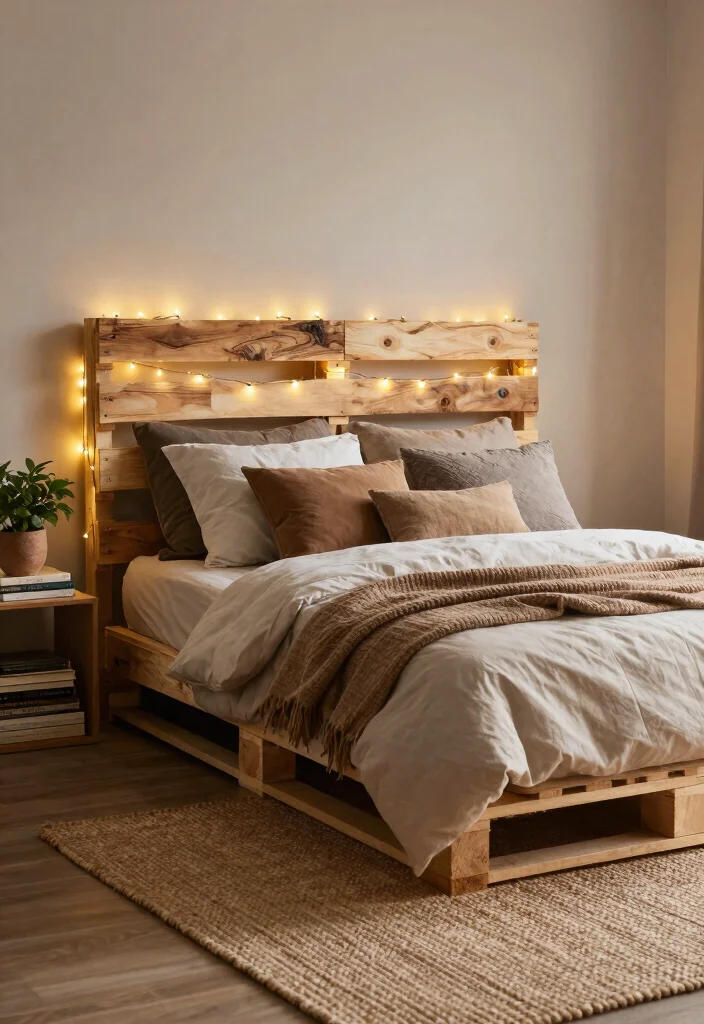 16 Headboard Ideas That Completely Change Bedroom Energy 4. Pallet Headboard 0