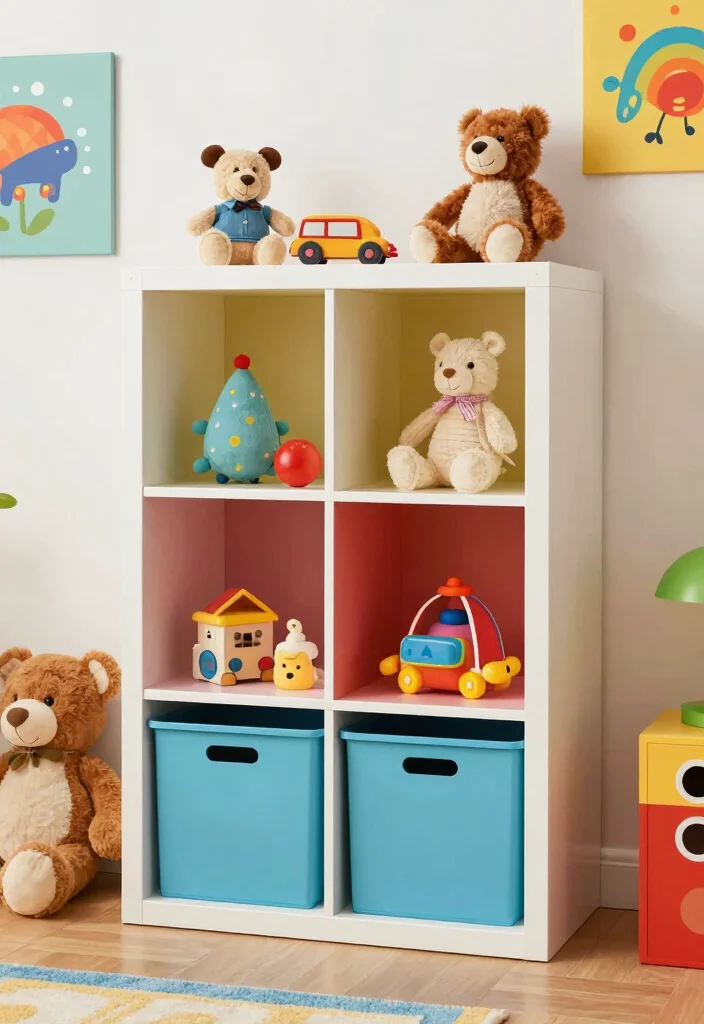 16 IKEA Playroom Ideas That Look Custom on a Budget 1. Multi Functional Storage Solutions 0