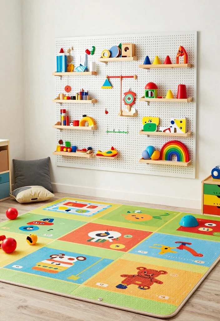 16 IKEA Playroom Ideas That Look Custom on a Budget 4. Bright and Fun Play Mat 0