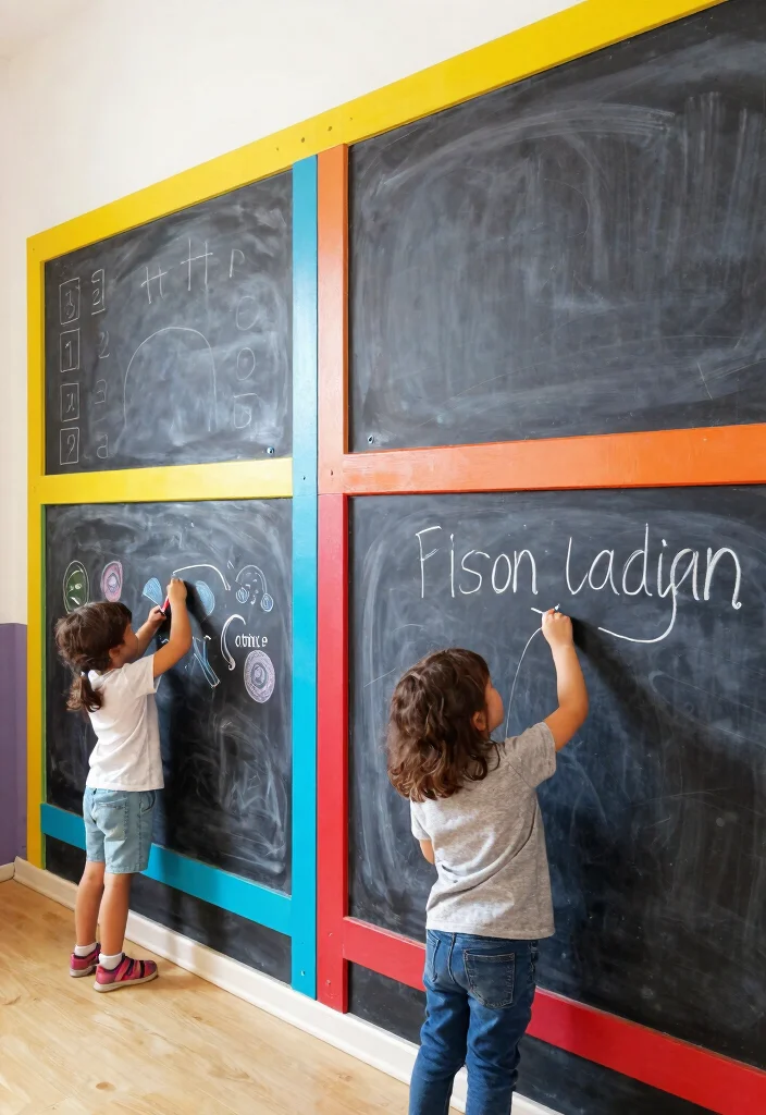 16 IKEA Playroom Ideas That Look Custom on a Budget 6. Interactive Wall for Play 0