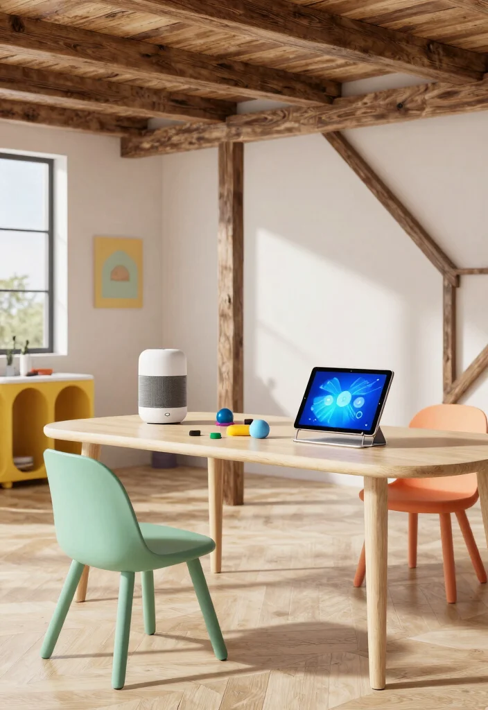 16 Loft Playroom Ideas That Use Vertical Space Creatively 16. Smart Technology Integration 0