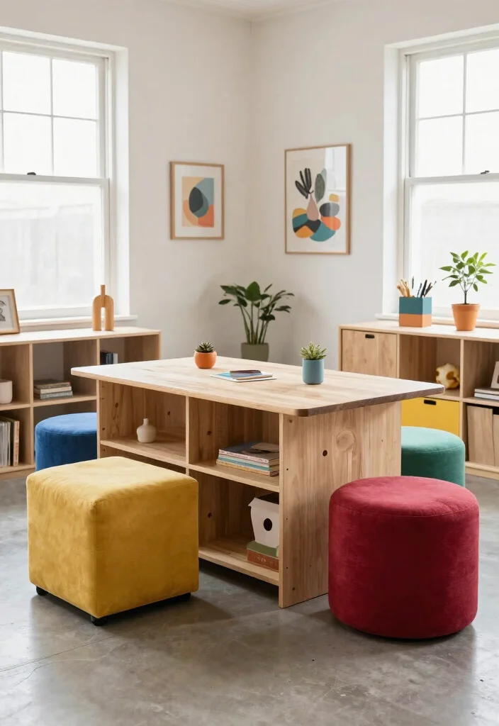 16 Loft Playroom Ideas That Use Vertical Space Creatively 6. Multi Functional Furniture 0