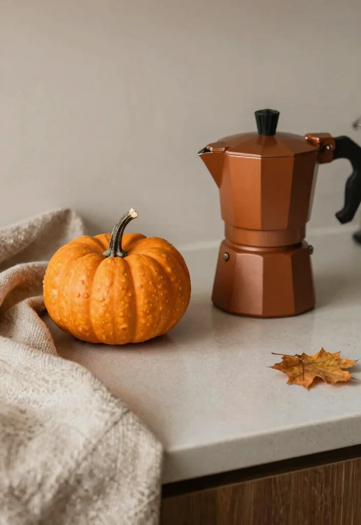 16 Minimalist Coffee Bar Ideas with Clean Quiet Energy 14. Seasonal Touches 0