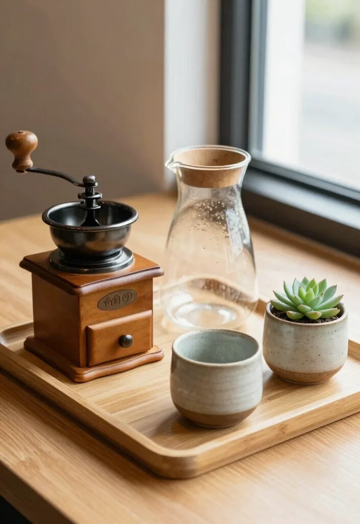 16 Minimalist Coffee Bar Ideas with Clean Quiet Energy 3. Eco friendly Materials 0