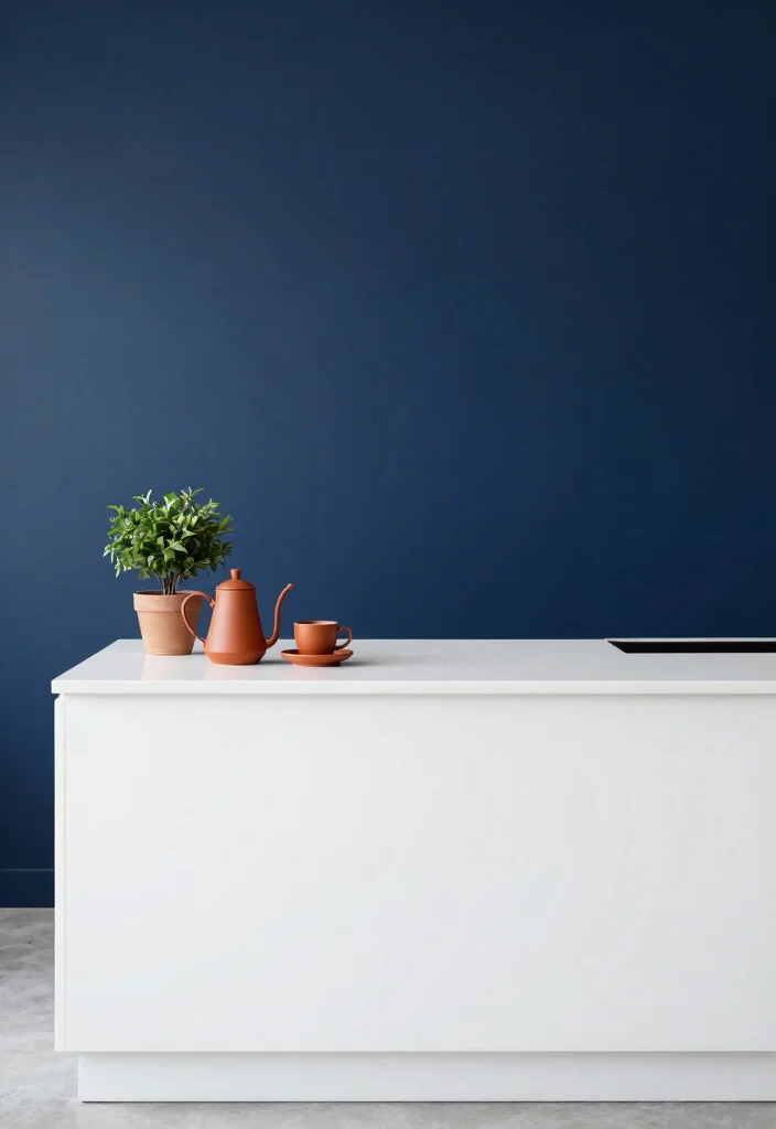 16 Minimalist Coffee Bar Ideas with Clean Quiet Energy 5. Bold Accent Colors 0