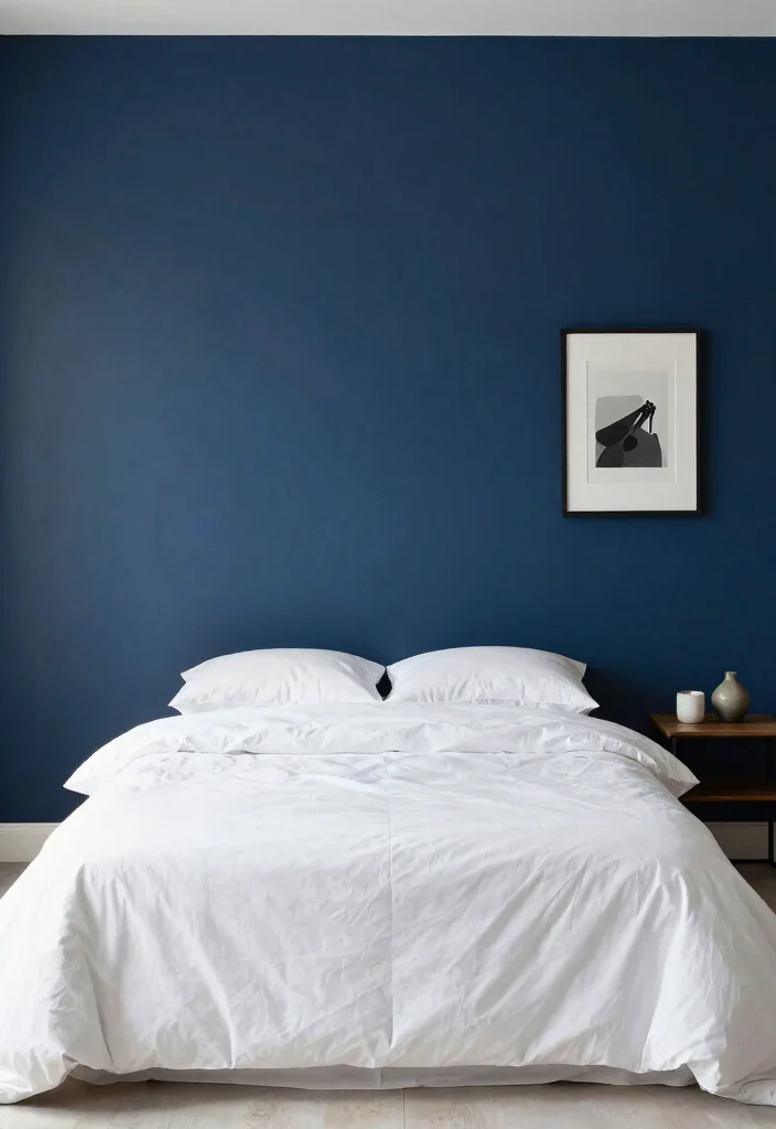 16 No Headboard Ideas That Feel Minimal but Not Empty 13. Painted Accent Wall 0