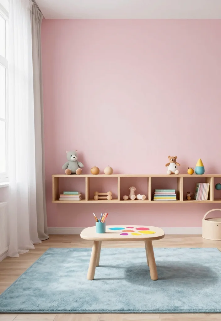 16 Playroom Ideas That Feel Fun Without Feeling Chaotic 1. Soft Pastel Color Palette 0