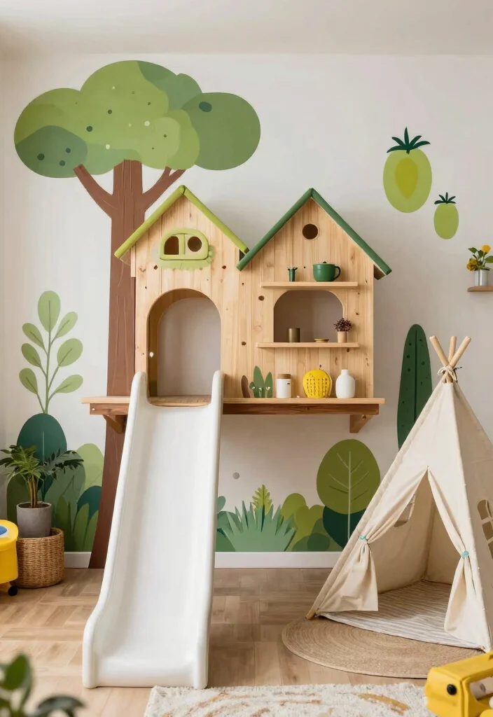 16 Playroom Ideas That Feel Fun Without Feeling Chaotic 15. Outdoor Inspired Play 0