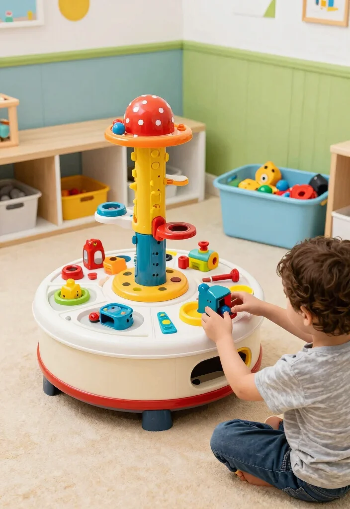 16 Playroom Storage Ideas That Make Cleanup Feel Easy 6. Toy Rotation System 0