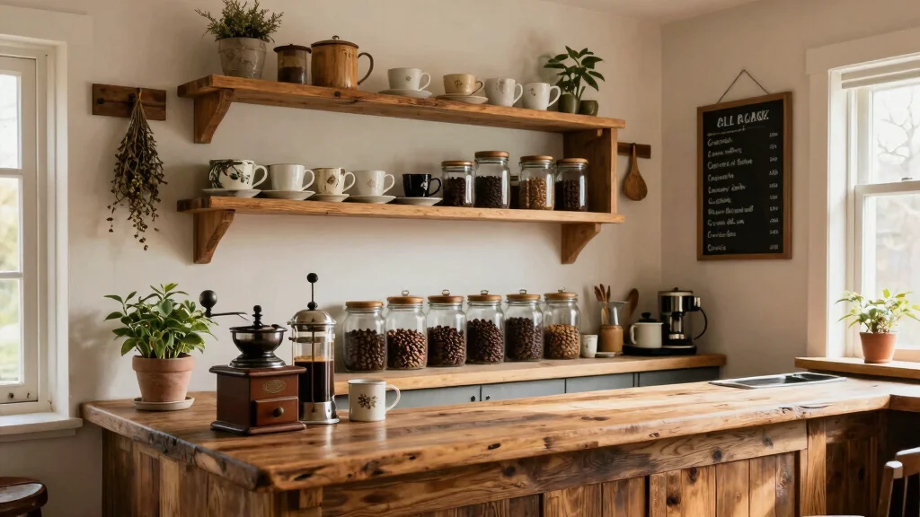 16 Rustic Coffee Bar Ideas That Feel Warm and Collected