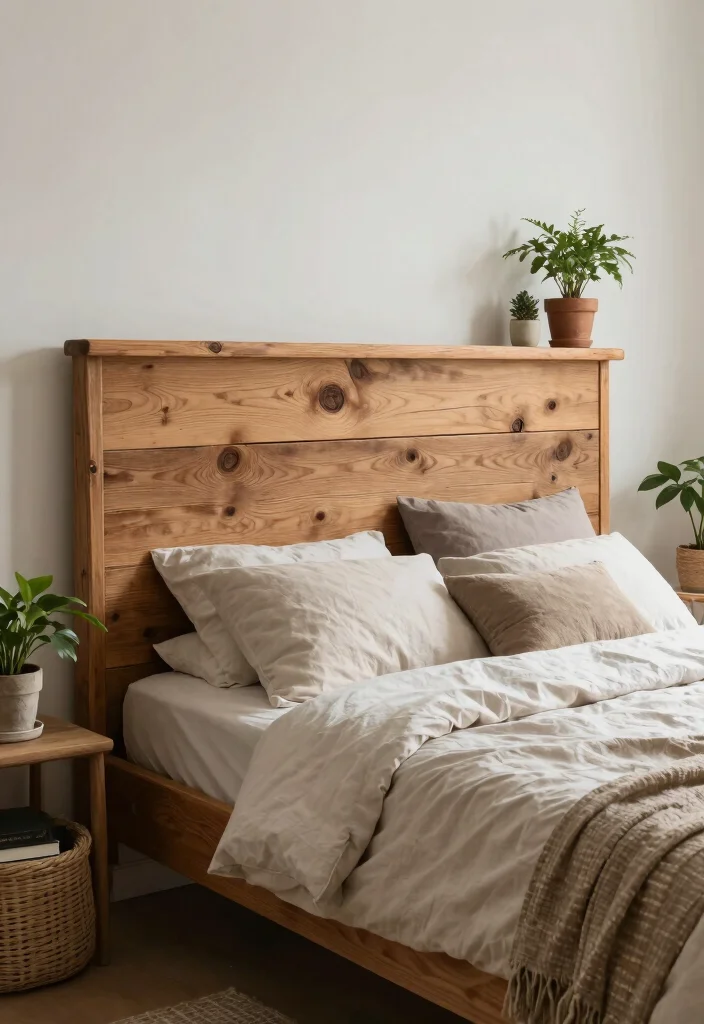 16 Unique Headboard Ideas That Feel Custom and High End 3. Rustic Reclaimed Wood 0