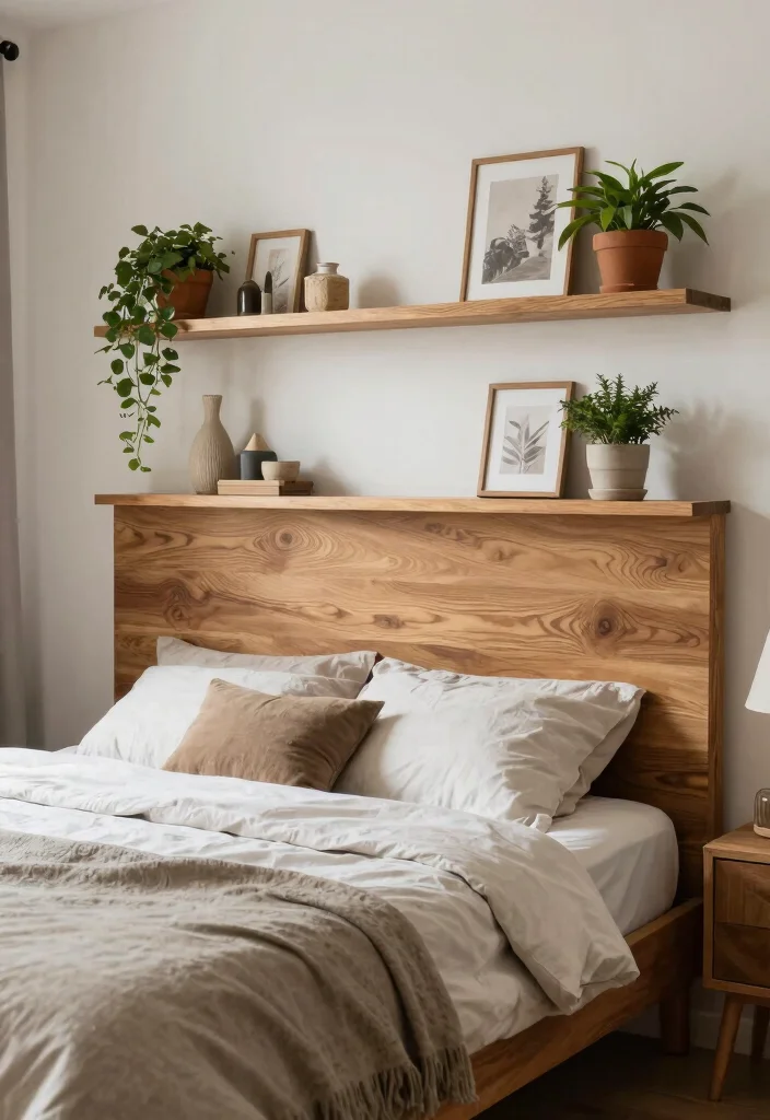 16 Unique Headboard Ideas That Feel Custom and High End 7. Headboard with Built In Shelves 0