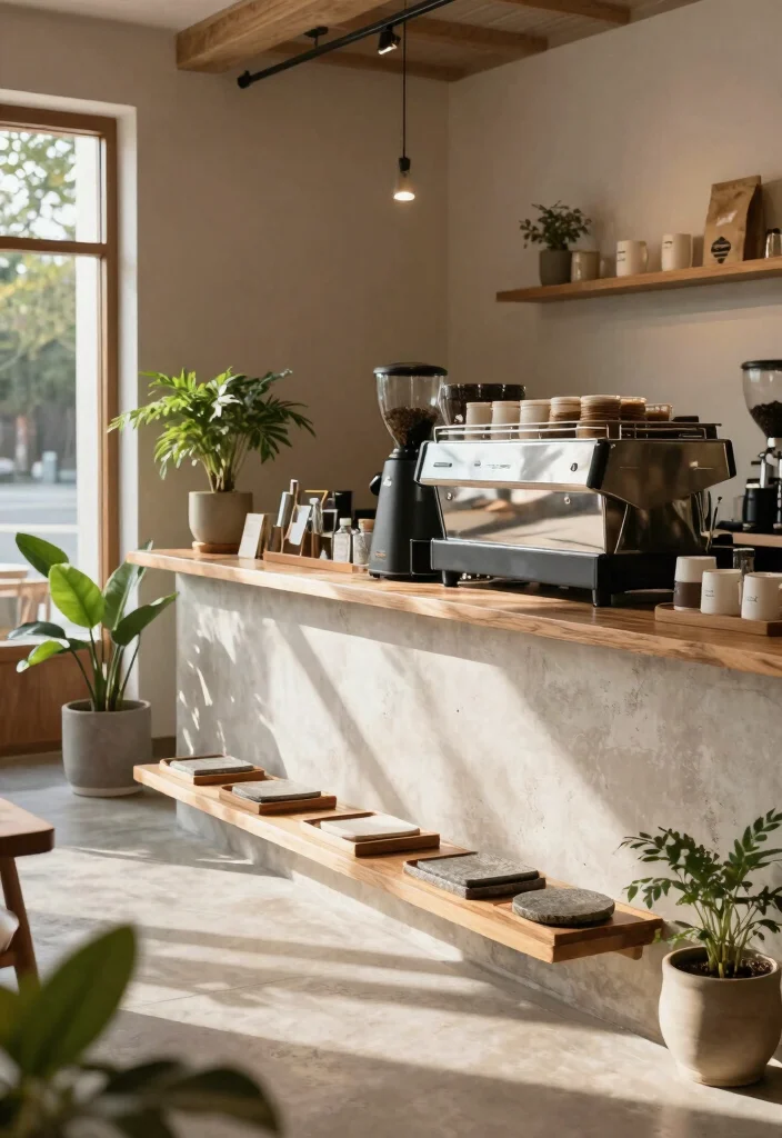 18 Coffee Bar Ideas for Home That Feel Like a Boutique Cafe 15. Utilize Natural Elements 0