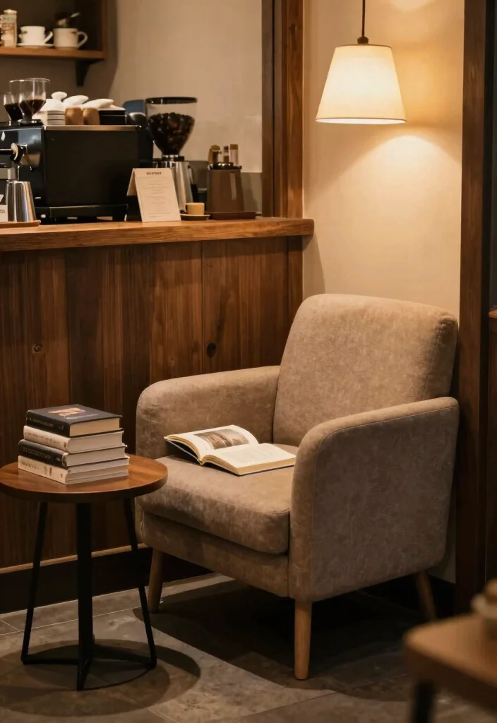 18 Coffee Bar Ideas for Home That Feel Like a Boutique Cafe 9. Cozy Reading Nook 0